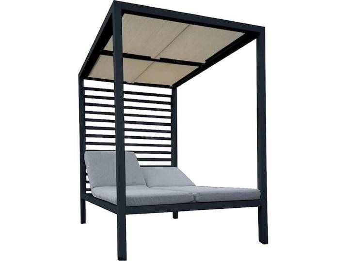 Jet-Line, Pavillon, Liegepavillon Pavillon mit Liegen BACCARO weiss Pergola Liegenpavillon (210 cm, 210 cm) von Galaxus