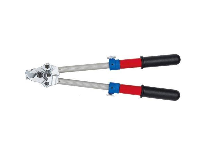 KS Tools, Bolzenschneider + Seitenschneider, Kabelschere mit Schutzisolierung, Teleskopgriff, 360-520mm (520 mm) von Galaxus