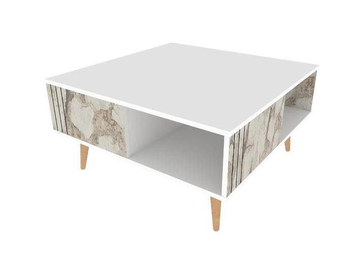 Kalune Design, Couchtisch + Beistelltisch, Katherine (89.5 x 89.5 x 46.5 cm) von Galaxus