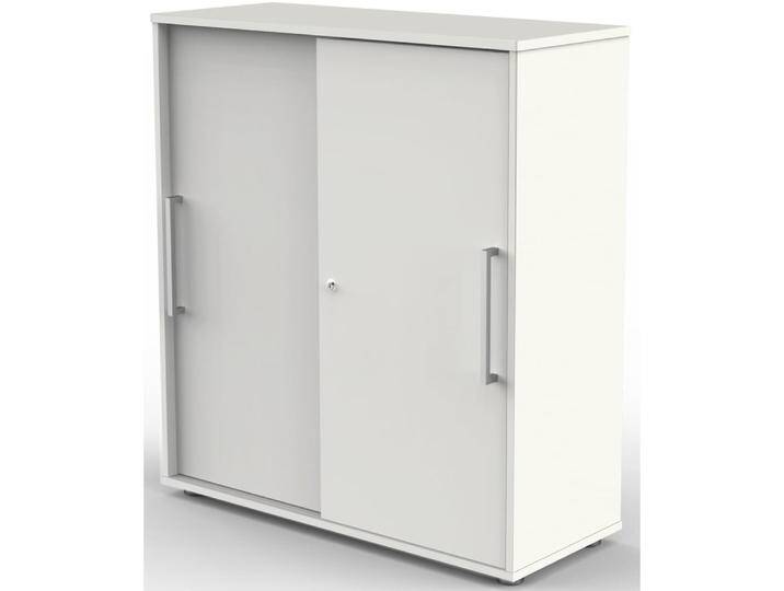 Kerkmann, Aktenschrank, Schiebetürenschrank, 13449110 weiss 2 Fachböden 100,0 x 40,0 x 111,0 cm Kerkmann, Aktenschrank, Schiebetürenschrank, 13449110 weiss 2 Fachböden 100,0 x 40,0 x 111,0 cm von Galaxus