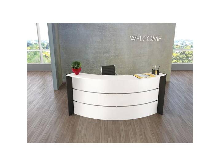 Kerkmann, Schreibtisch, BARI Empfangstheke weiss, anthrazit 257,5 x 122,5 x 112,0 cm Kerkmann, Schreibtisch, BARI Empfangstheke weiss, anthrazit 257,5 x 122,5 x 112,0 cm von Galaxus