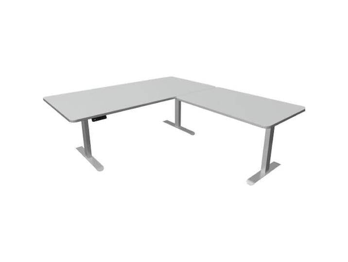 Kerkmann, Schreibtisch, Move 3 Premium höhenverstellbarer Schreibtisch lichtgrau rechteckig von Galaxus