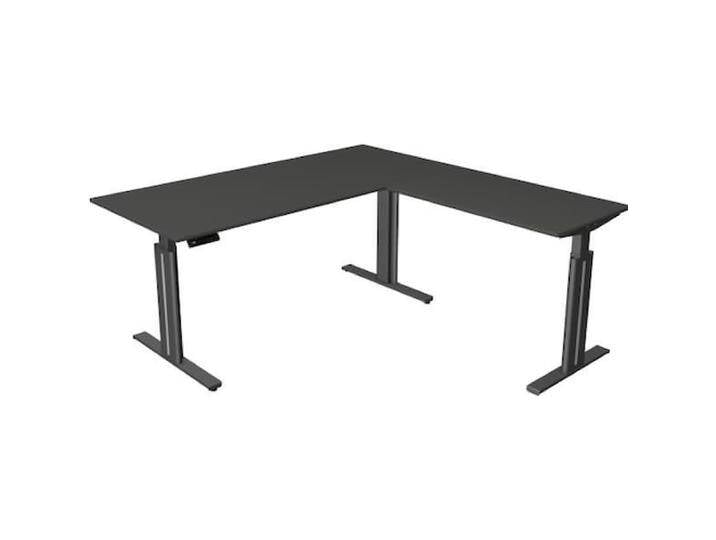 Kerkmann, Schreibtisch, Move 3 elegant höhenverstellbarer Schreibtisch anthrazit rechteckig T-Fuss-Gestell grau 180 Kerkmann, Schreibtisch, Move 3 elegant höhenverstellbarer Schreibtisch anthrazit rechteckig T-Fuss-Gestell grau 180 von Galaxus