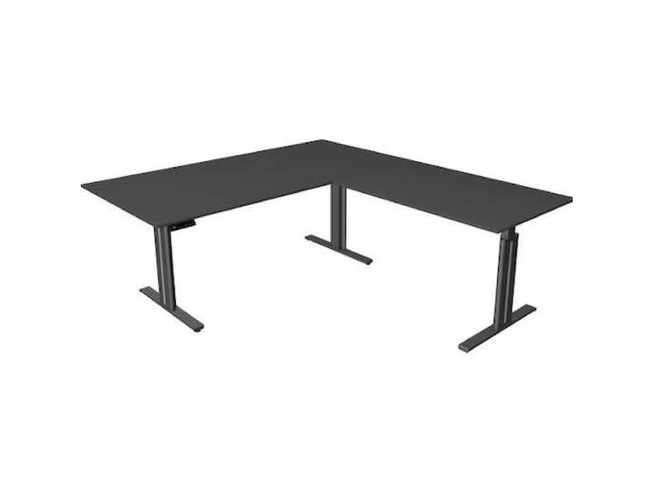Kerkmann, Schreibtisch, Move 3 elegant höhenverstellbarer Schreibtisch anthrazit rechteckig T-Fuss-Gestell grau 200 Kerkmann, Schreibtisch, Move 3 elegant höhenverstellbarer Schreibtisch anthrazit rechteckig T-Fuss-Gestell grau 200 von Galaxus