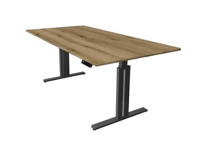 Kerkmann, Schreibtisch, Move 3 elegant höhenverstellbarer Schreibtisch eiche rechteckig von Galaxus