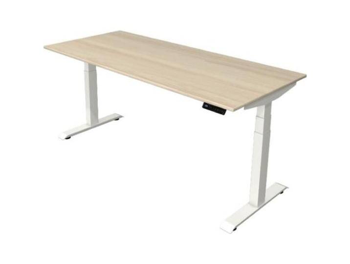 Kerkmann, Schreibtisch, Move 4 elektrisch höhenverstellbarer Schreibtisch ahorn rechteckig, T-Fuss-Gestell weiss 200 Kerkmann, Schreibtisch, Move 4 elektrisch höhenverstellbarer Schreibtisch ahorn rechteckig, T-Fuss-Gestell weiss 200 von Galaxus