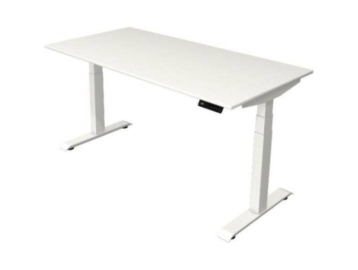 Kerkmann, Schreibtisch, Move 4 elektrisch höhenverstellbarer Schreibtisch weiss rechteckig, T-Fuss-Gestell weiss 180,0 von Galaxus