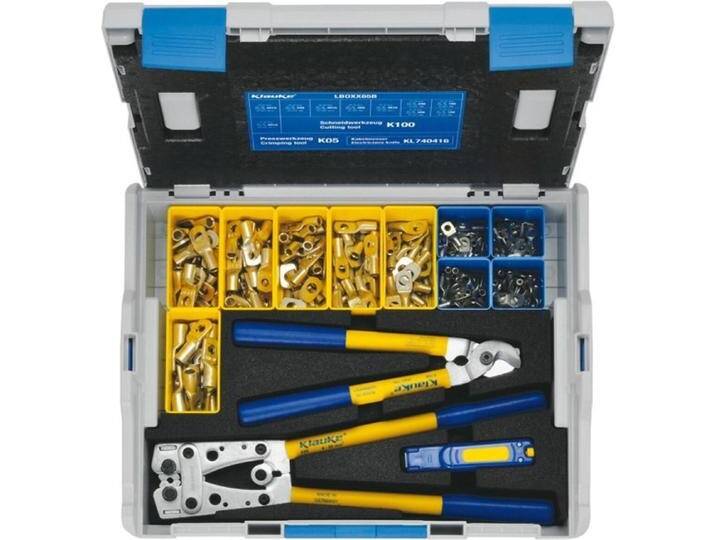 Klauke, Zange, Crimpzangen-Set 223teilig Rohrkabelschuh (390 mm) von Galaxus