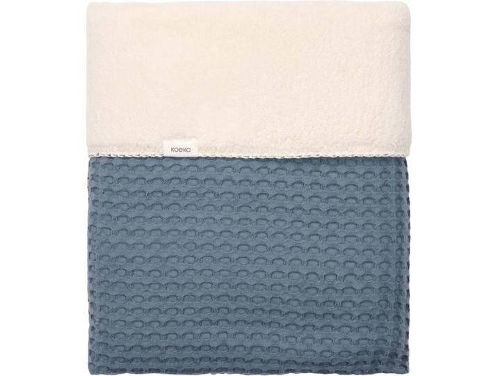Koeka, Babydecke, Kinderdecke Plüsch Oslo bluestone (100 x 150 cm) von Galaxus