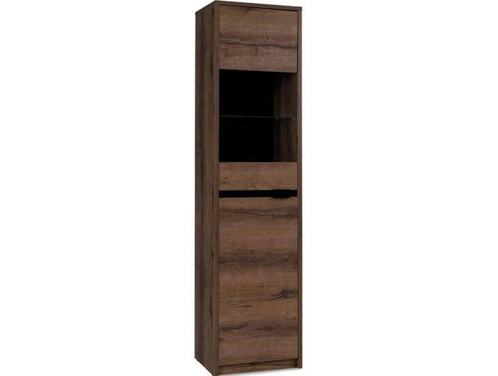 Konsimo, Vitrine + Buffetschrank, Mero (50 x 215 x 40 cm) von Galaxus