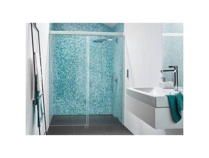 Koralle, Duschkabine + Duschwand, S600Plus Schiebetüre in Nische DSN2 140 L, Festelement links, 1400mm (91.30 cm, 208.80 cm, 25.20 cm) von Galaxus