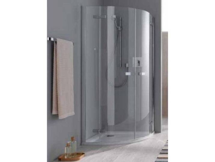 Koralle, Duschkabine + Duschwand, Viertelkreisdusche Flügeltür mit Festfeld - Halbteil S500Plus VFFS R550 R 90, 870-885x2000 (66.90 cm, 207.40 cm, 15.40 cm) von Galaxus