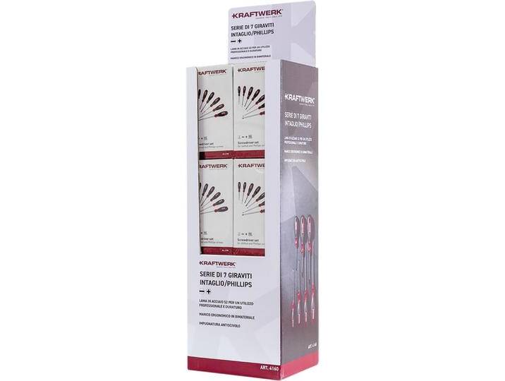 Kraftwerk, Schraubenzieher, Display Schraubendreher-Satz schlitz/PH (Schlitz, Phillipps-Kreuzschlitz (PH)) von Galaxus