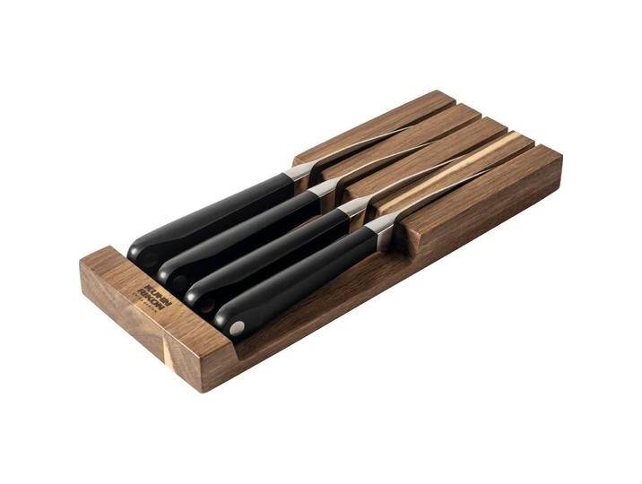 Kuhn Rikon CULINARY FORGED Steakmesser Set 4 Stk. inkl. Einsatz, Besteck, Silber, Schwarz Kuhn Rikon CULINARY FORGED Steakmesser Set 4 Stk. inkl. Einsatz, Besteck, Silber, Schwarz von Galaxus