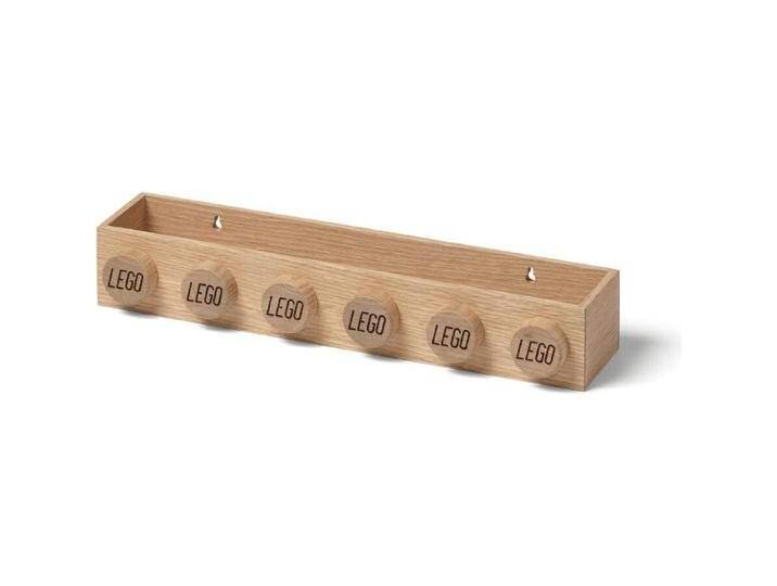 LEGO, Spielzeugaufbewahrung, 1x6 Wooden Book Rack - Oak Soap Treated von Galaxus