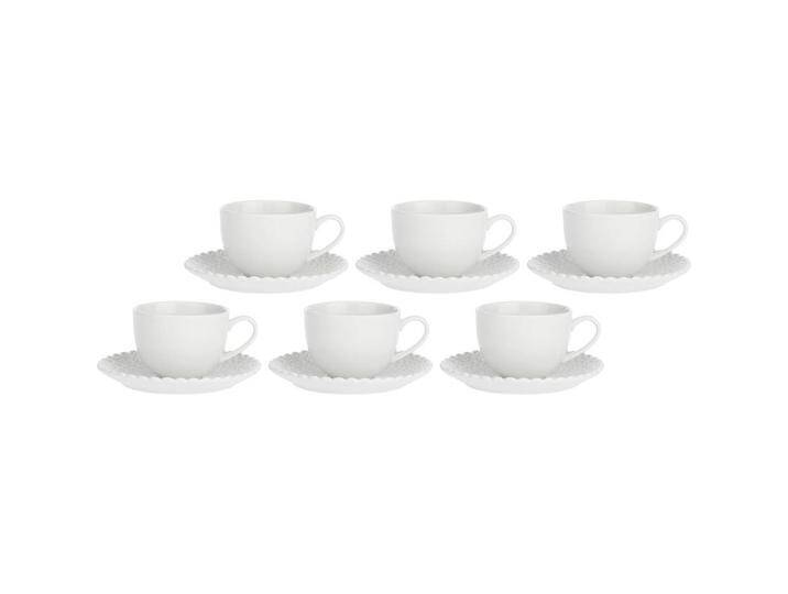 La Porcellana Bianca, Tasse, MOMENTI Set mit 6 Teetassen mit Untertasse 200 ml (200 ml, 6 x) von Galaxus