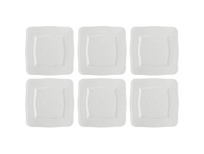 La Porcellana Bianca Set mit 6 quadratischen Florentina-Tellern - Weiss 20 cm, Teller, Weiss La Porcellana Bianca Set mit 6 quadratischen Florentina-Tellern - Weiss 20 cm, Teller, Weiss von Galaxus