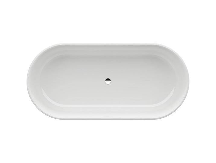 Laufen, Badewanne, Badewanne VAL 1600x750mm, freistehend weiss (275 l, 160 cm, 75 cm) von Galaxus