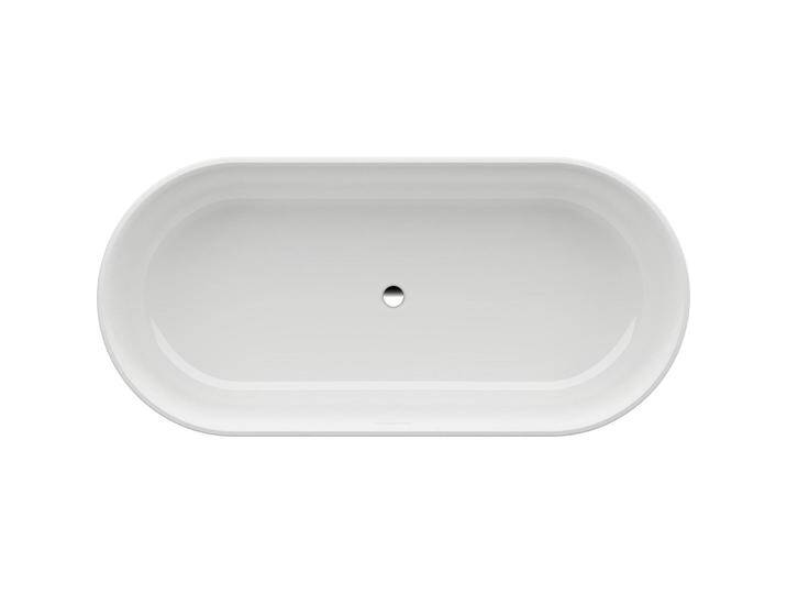 Laufen, Badewanne, Badewanne VAL 1600x750mm, freistehend weiss (275 l, 160 cm, 75 cm) von Galaxus