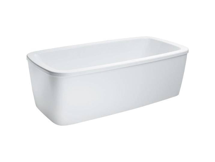 Laufen, Badewanne, Badewanne freistehend mit Schürze Palomba mit Fussgestell 1800x900x455 weiss (180 cm, 90 cm) von Galaxus