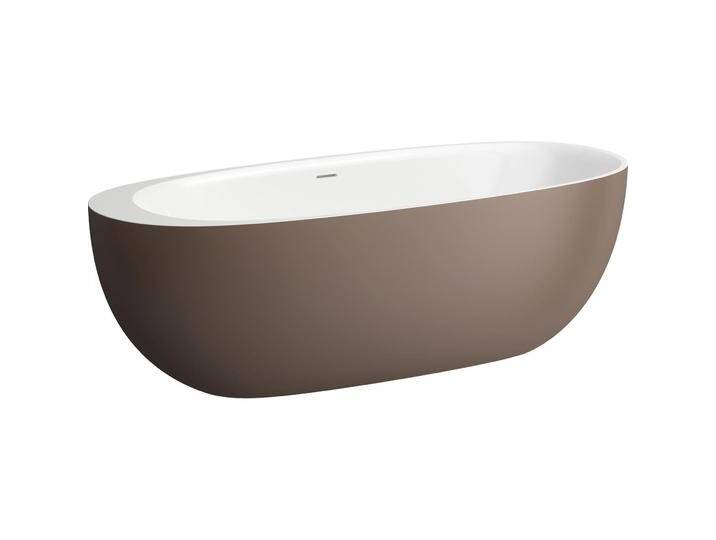 Laufen, Badewanne, ILBAGNOALESSI Badewanne, freistehend, Mineralgusswerkstoff, 1850x800x440mm (227 l, 185 cm, 80 cm) von Galaxus