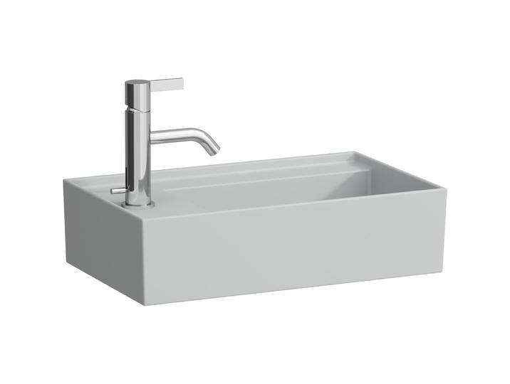 Laufen, Waschbecken, Handwaschbecken KARTELL 460x280mm Arm.bank li o ÜL o HL grau (280 mm, 460 mm) von Galaxus