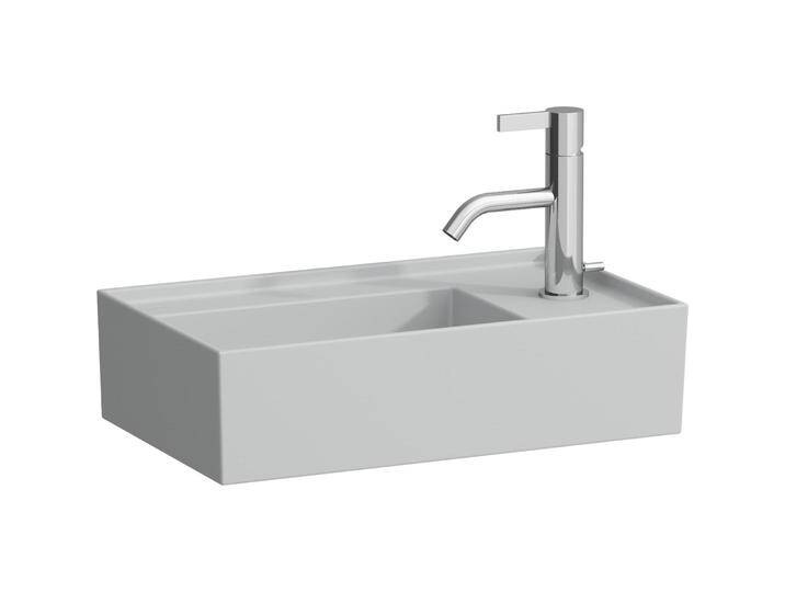 Laufen, Waschbecken, Handwaschbecken KARTELL 460x280mm Arm.bank re o ÜL 1 HL-Ausf. gr (280 mm, 460 mm) von Galaxus