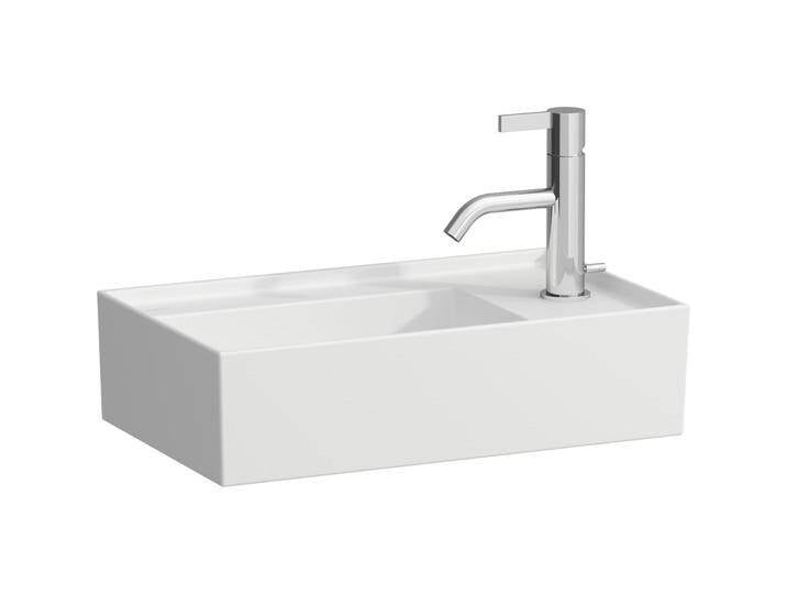 Laufen, Waschbecken, Handwaschbecken KARTELL 460x280mm Arm.bank re o ÜL o HL we matt (280 mm, 460 mm) von Galaxus
