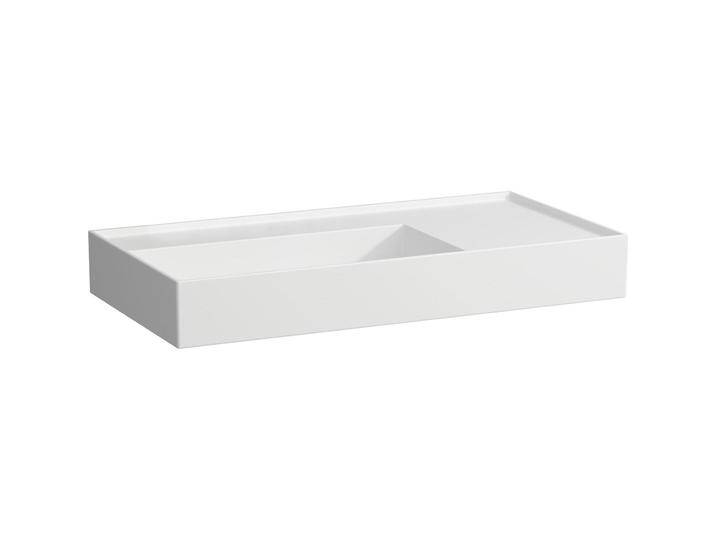 Laufen, Waschbecken, Waschtisch KARTELL 900x460mm Abl. re o ÜL o HL weiss matt (460 mm, 900 mm) von Galaxus