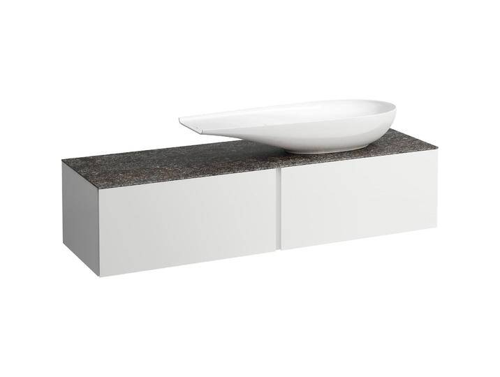 Laufen, Waschbeckenunterschrank, Il Bagno Alessi Schubladenelement, 1 Hahnloch, Steinplatte Marrone Naturale, Ausschnitt recht Laufen, Waschbeckenunterschrank, Il Bagno Alessi Schubladenelement, 1 Hahnloch, Steinplatte Marrone Naturale, Ausschnitt recht von Galaxus