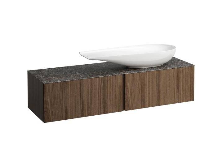 Laufen, Waschbeckenunterschrank, Il Bagno Alessi Schubladenelement, Steinplatte Marrone Naturale, Ausschnitt rechts, 160x50x37 Laufen, Waschbeckenunterschrank, Il Bagno Alessi Schubladenelement, Steinplatte Marrone Naturale, Ausschnitt rechts, 160x50x37 von Galaxus