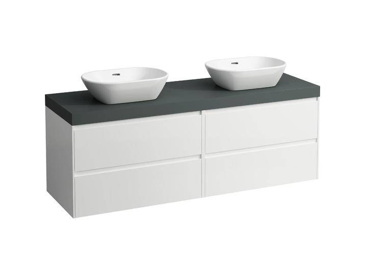 Laufen, Waschbeckenunterschrank, Lani Waschtischplatte verkehrsgrau inkl. Unterschrank, 1 Ausschnitt links und rechts, 1570x49 Laufen, Waschbeckenunterschrank, Lani Waschtischplatte verkehrsgrau inkl. Unterschrank, 1 Ausschnitt links und rechts, 1570x49 von Galaxus