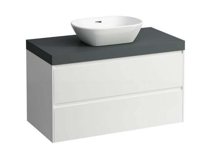 Laufen, Waschbeckenunterschrank, Lani Waschtischplatte verkehrsgrau inkl. Unterschrank, 1 Ausschnitt mittig, 985x495x580mm, H4 Laufen, Waschbeckenunterschrank, Lani Waschtischplatte verkehrsgrau inkl. Unterschrank, 1 Ausschnitt mittig, 985x495x580mm, H4 von Galaxus