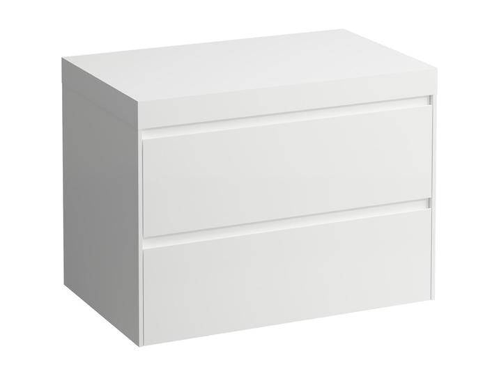 Laufen, Waschbeckenunterschrank, Lani Waschtischplatte weiss matt inkl. Unterschrank, ohne Ausschnitt, 785x495x580mm, H4045501 von Galaxus
