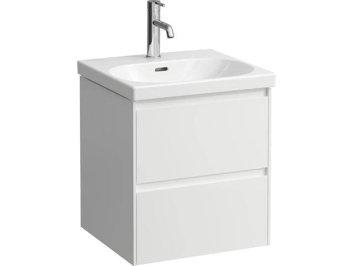 Laufen, Waschbeckenunterschrank, Lani Waschtischunterbau, 2 Schubladen, SoftClose, 485x515x445mm, H403512112 (48 x 45 x 51.5 cm) von Galaxus