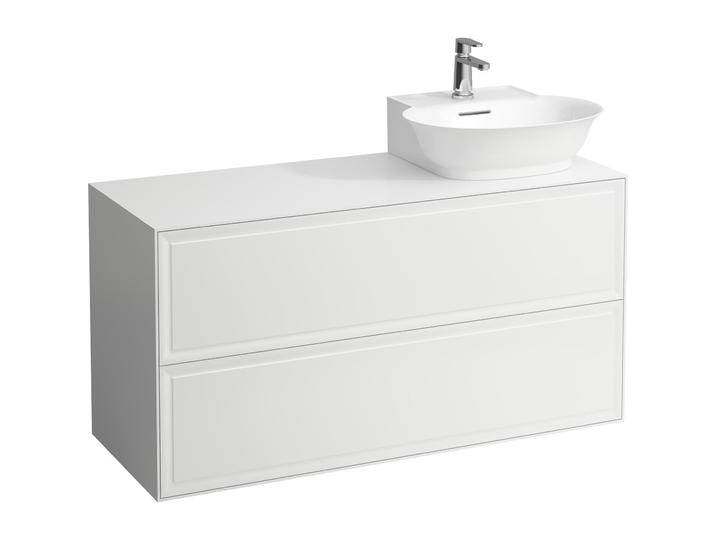 Laufen, Waschbeckenunterschrank, The New Classic Sideboard, Ausschnitt rechts, 1175x455x600mm, 2 Schubladen, zu Aufsatz-Handwa von Galaxus