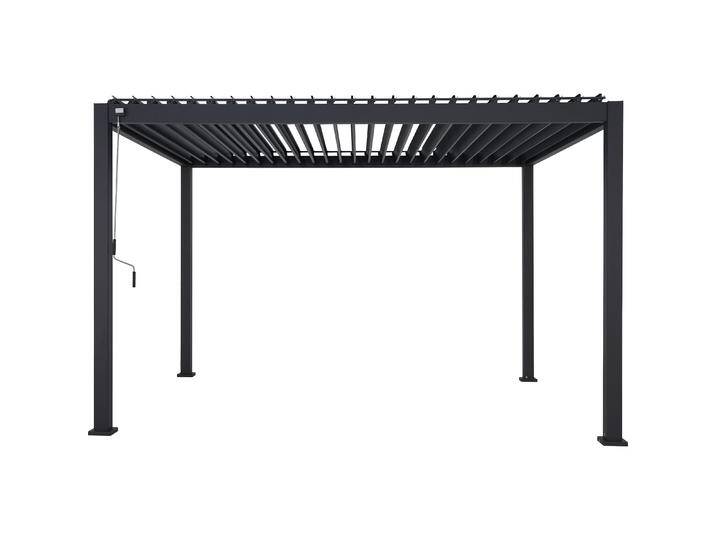 Leco, Pavillon, Lamellenpergola DELUXE 3x4m anthrazit (400 cm, 300 cm) von Galaxus