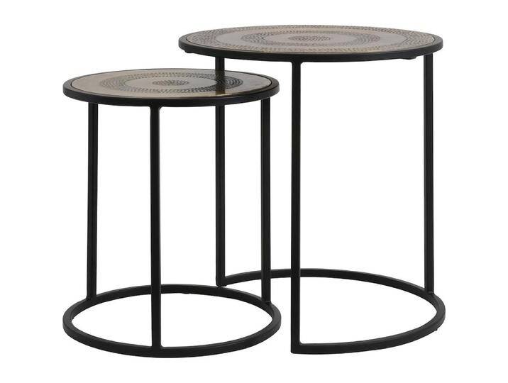 Light & Living, Couchtisch + Beistelltisch, Kome (50 x 50 x 52 cm) von Galaxus