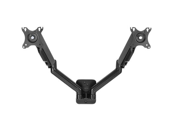 LogiLink BP0146 Dual Monitorius Wandhalterung 17-32 Zoll Gasfeder 90-540 mm (Wand, 32 ), Monitor Halterung, Schwarz von Galaxus