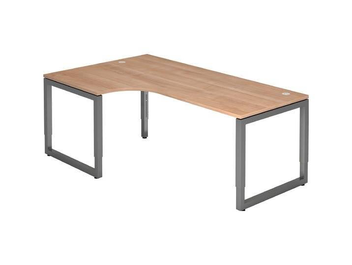 MC, Schreibtisch, MyTable R Schreibtisch mit Gestell Graphit (2000 x 1200 x 650 mm) von Galaxus