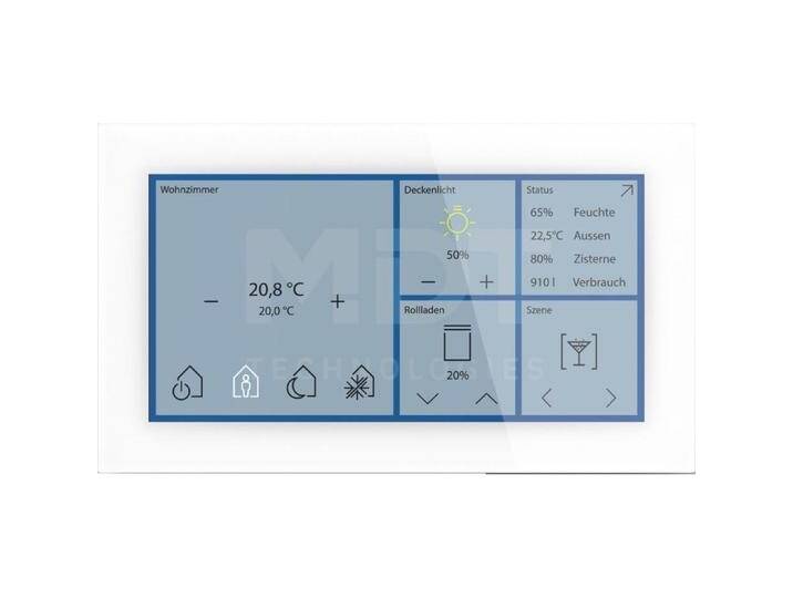 MDT KNX Glas, Schalter + Taster, Weiss von Galaxus