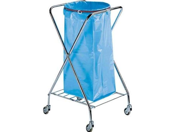 Magni EVO-PRODUCTS EVO PRODUCTS Abfallsammler 580x560x1020mm, Abfalleimer, Silber von Galaxus