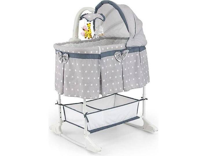 Mally, Stubenwagen + Babywiege, Milly Kołyska Cradle Sweet Melody 4w1pilot Star von Galaxus
