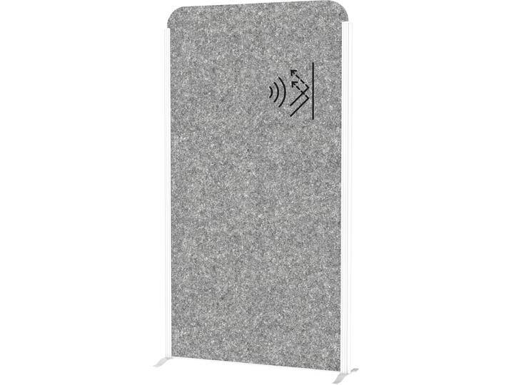 Maul, Trennwand, Akustik-Trennwand MAULcocoon 9701002 dunkelgrau 100,0 x 182,0 cm (100 x 182 cm) von Galaxus