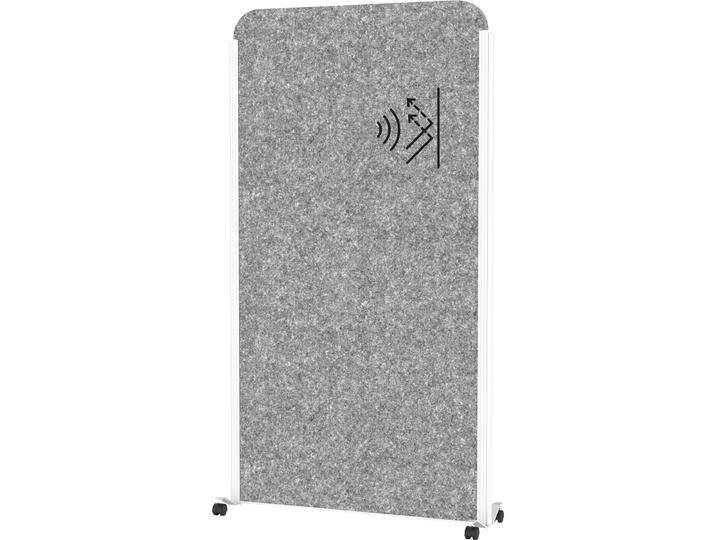 Maul, Trennwand, Akustik-Trennwand MAULcocoon 9701102 weiss 100,0 x 182,0 cm (100 x 182 cm) von Galaxus