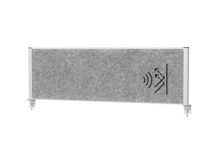Maul, Trennwand, Tisch-Trennwand MAULconnecto 160x50cm Akustik d.gr/si (160 x 50 cm) von Galaxus