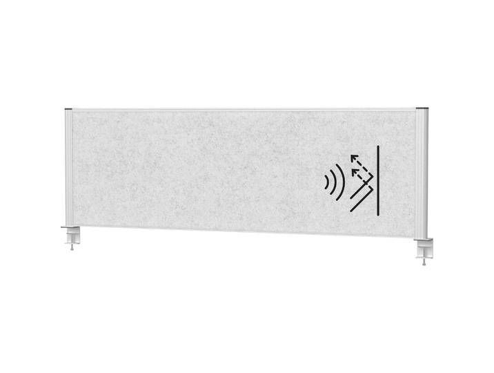 Maul, Trennwand, Tisch-Trennwand MAULconnecto 160x50cm Akustik h.gr/si von Galaxus