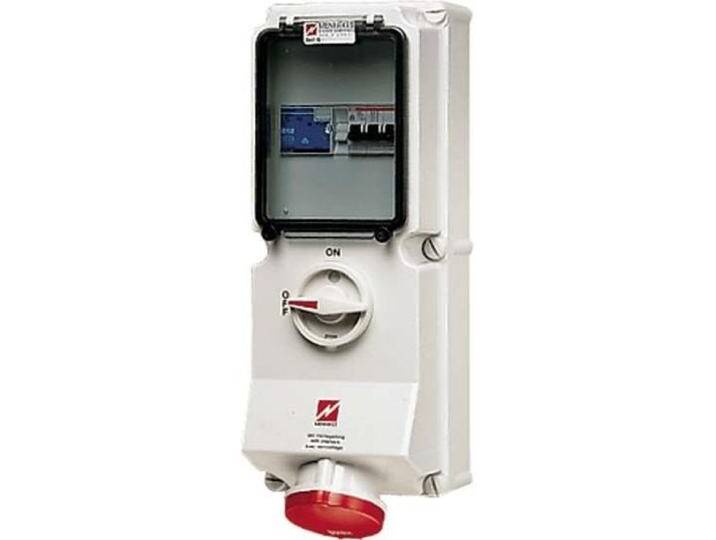 Mennekes, Steckdose, MEN 7235 63A5P 6H400V Wanddose DUO IP44 von Galaxus