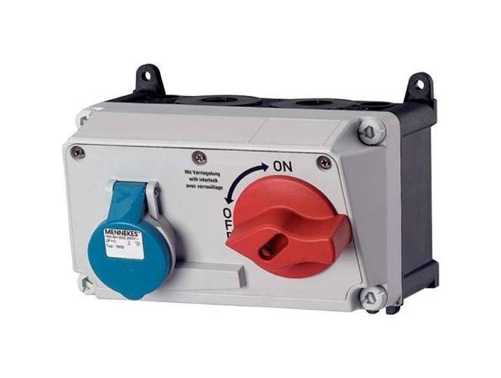 Mennekes, Steckdose, MEN 7603 16A3P 6H230V AMAXX DUO Wanddose IP44 Mennekes, Steckdose, MEN 7603 16A3P 6H230V AMAXX DUO Wanddose IP44 von Galaxus