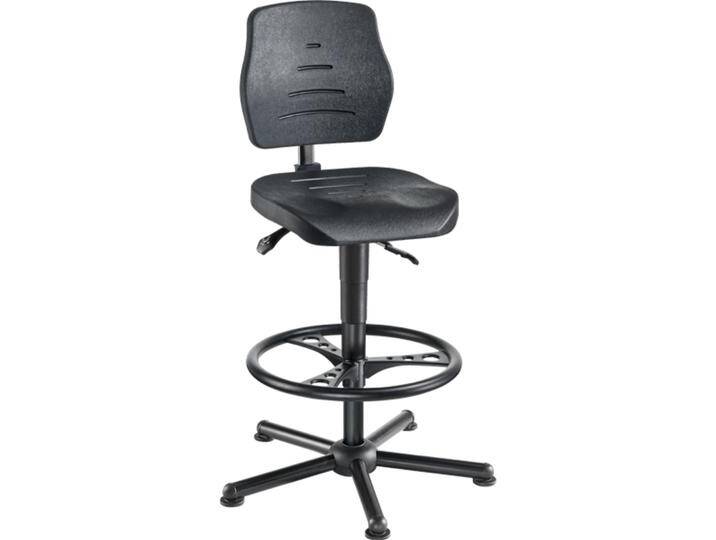Mey, Bürostuhl, chair Arbeitsdrehstuhl W15-25-H-PU-FR7 schwarz Kunstleder Mey, Bürostuhl, chair Arbeitsdrehstuhl W15-25-H-PU-FR7 schwarz Kunstleder von Galaxus